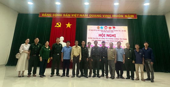 Hội viên tại buổi tuyên truyền